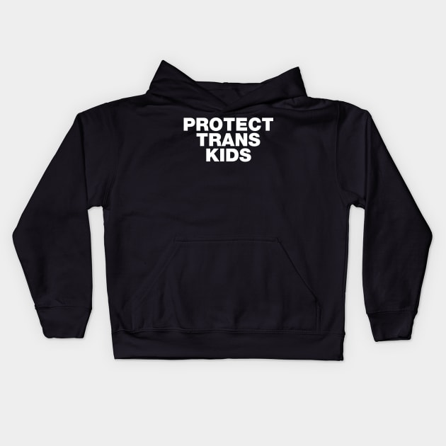 Protect Trans Kids Kids Hoodie by fishbiscuit